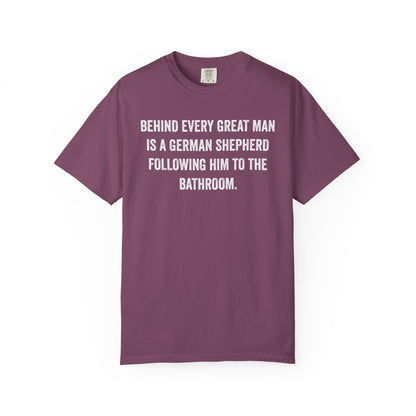 German Shepherd Dad Bathroom Premium Tee