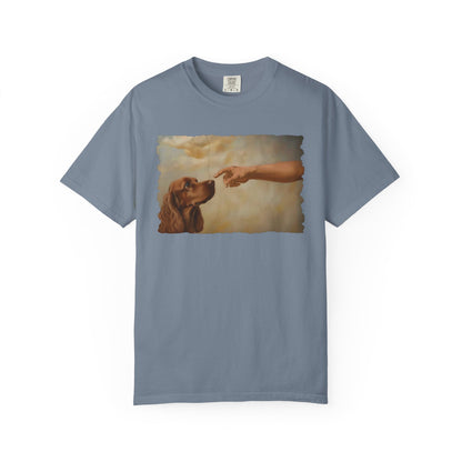God Creates Red Cocker Spaniel Premium Tee