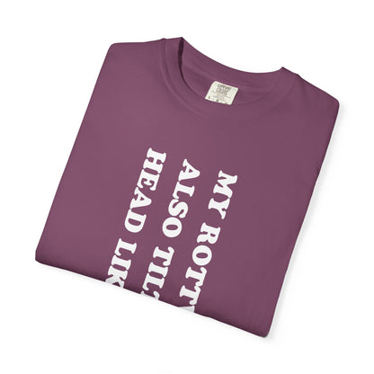 Rottweiler Tilts Her Head Premium Tee