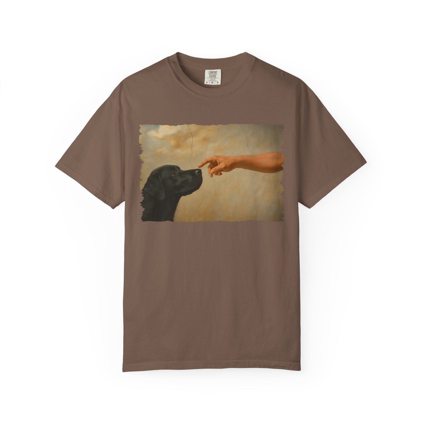 God Creates Black Lab Premium Tee