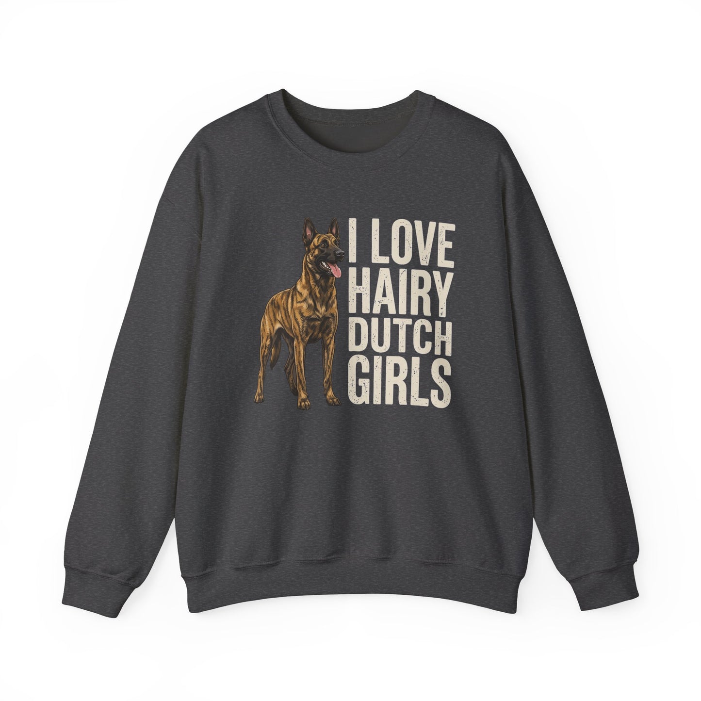 Hairy Dutch Shepherd Crewneck Sweatshirt