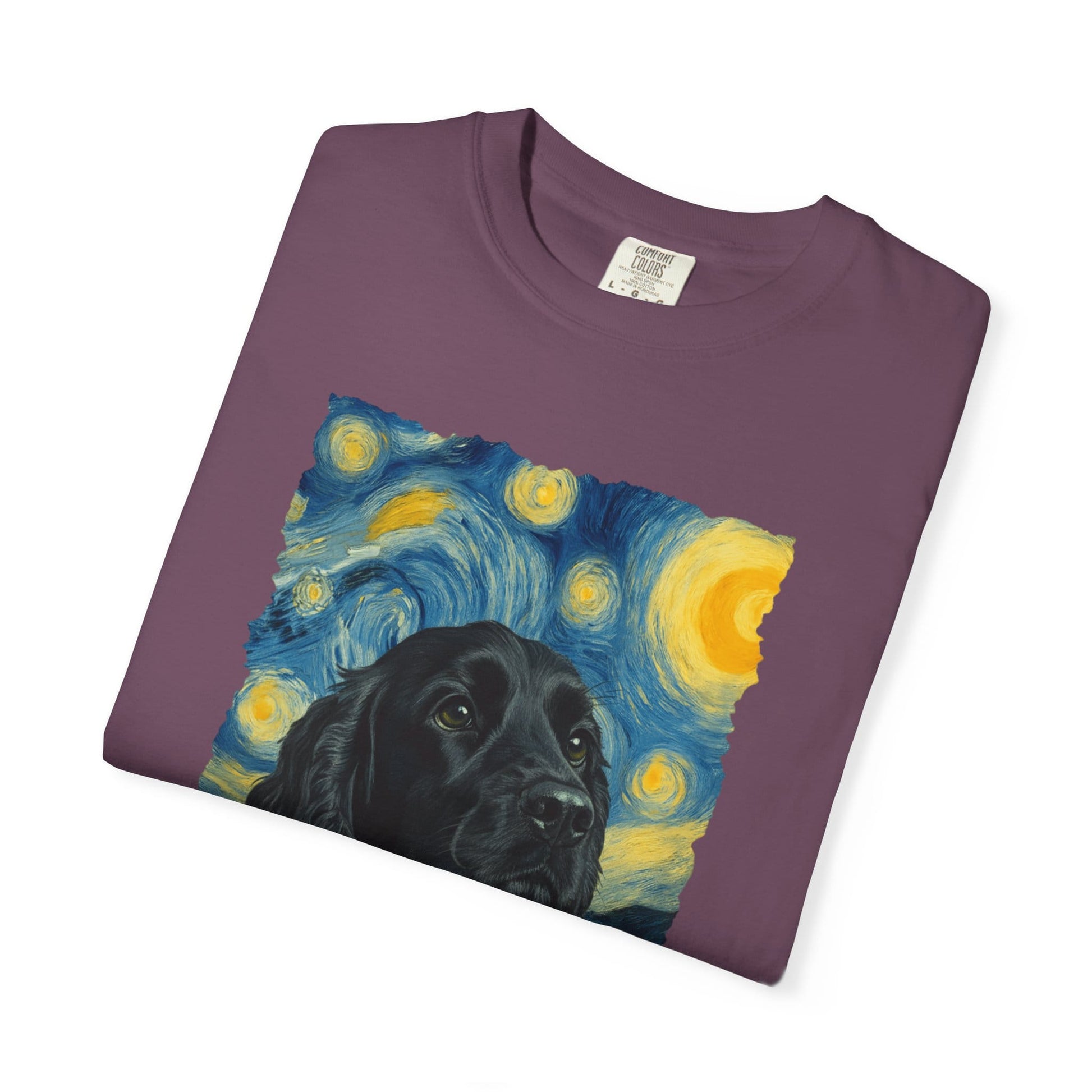 Black Cocker Spaniel van Gogh Premium Tee