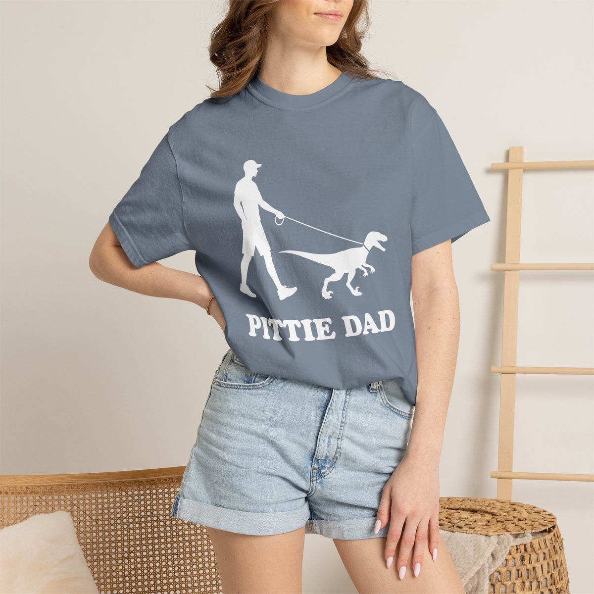 Pit Bull Dad Premium Tee