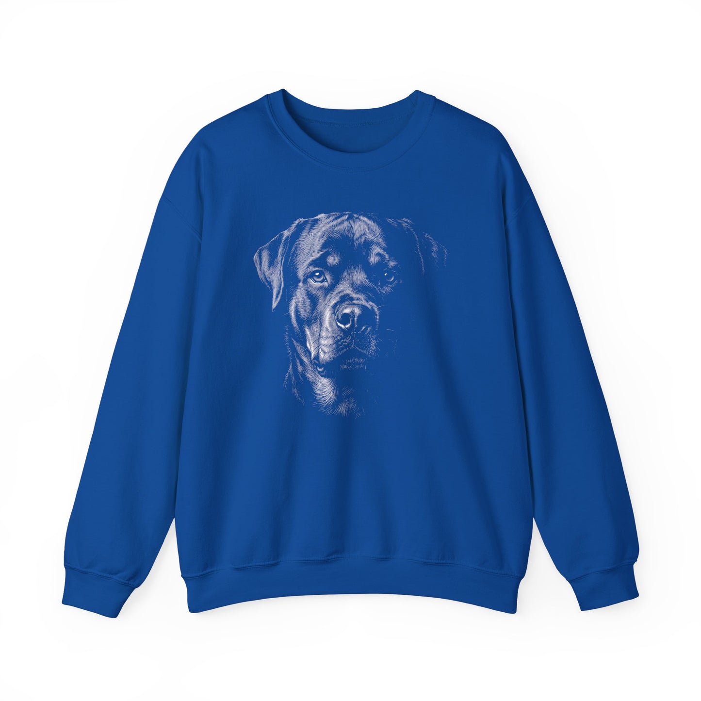 Rottweiler Engraved Crewneck Sweatshirt