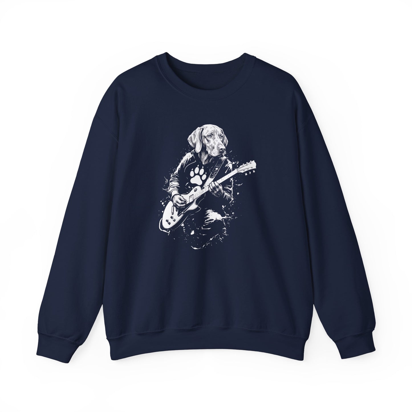 Vizsla Guitar Crewneck Sweatshirt