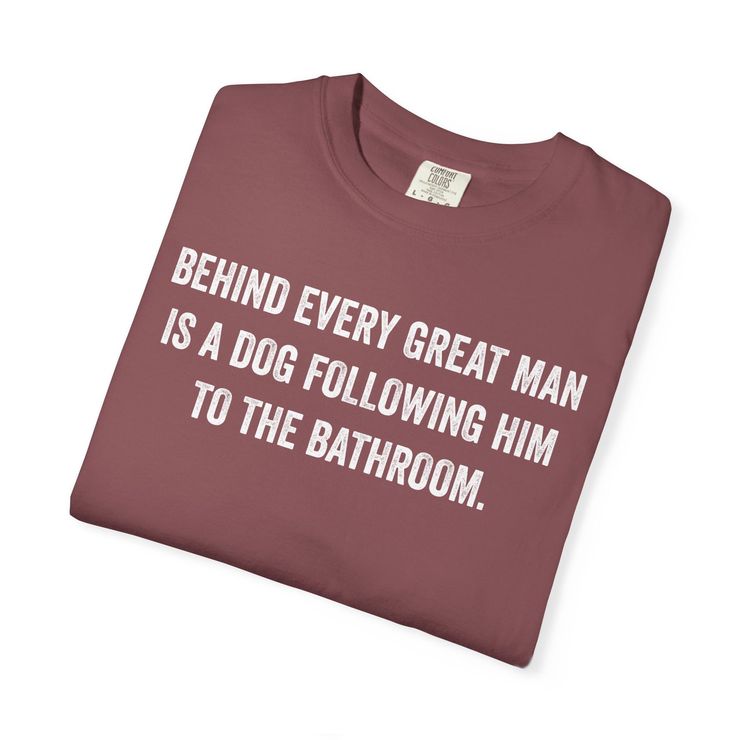 Great Man Dog Following Premium Tee