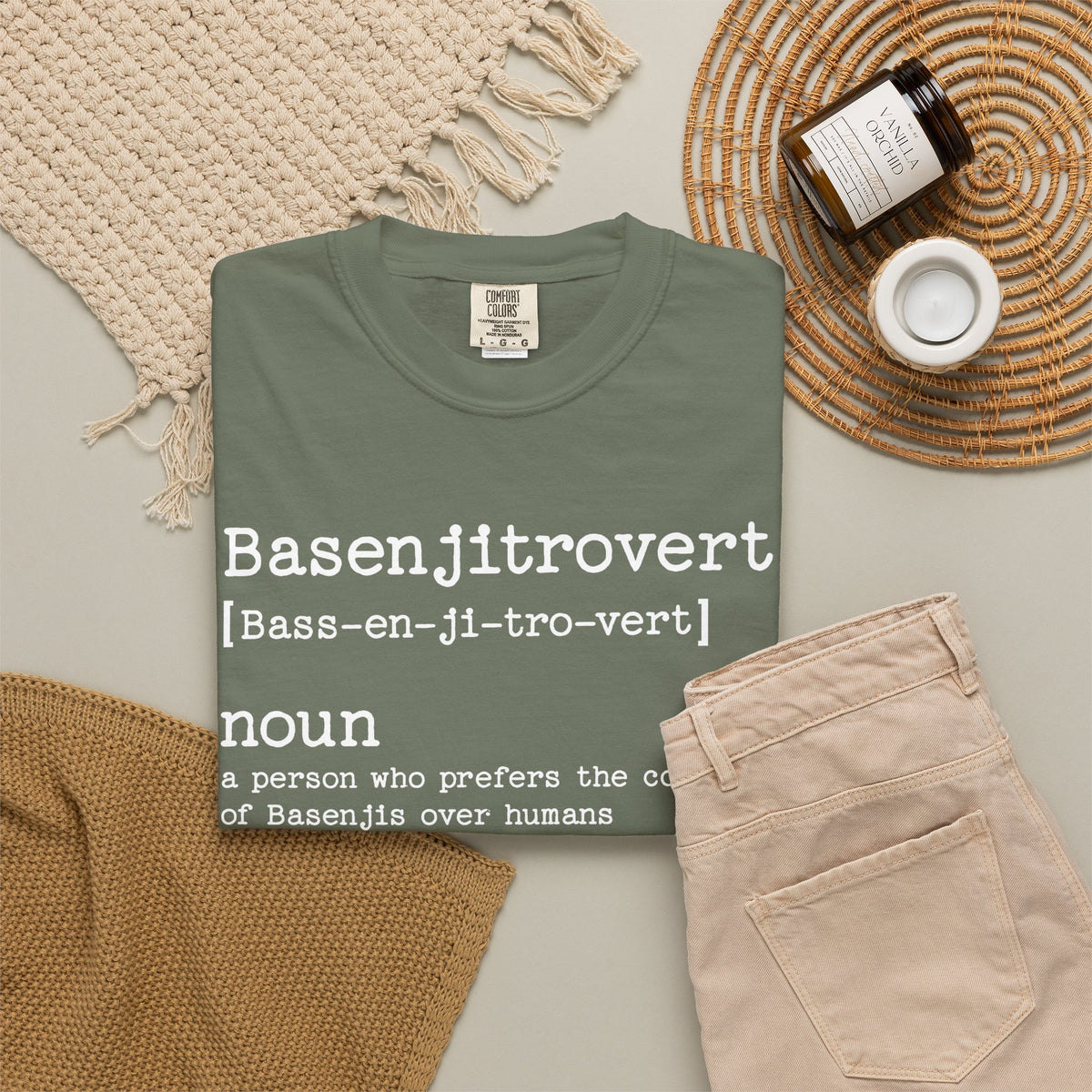 Basenji Basenjitrovert Premium Tee