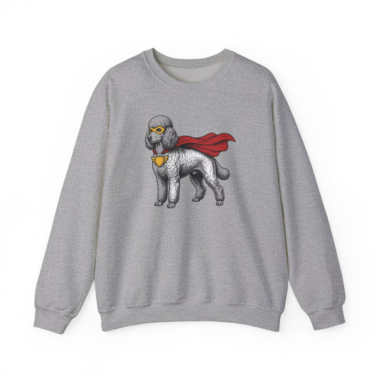 Standard Poodle Superhero Crewneck Sweatshirt