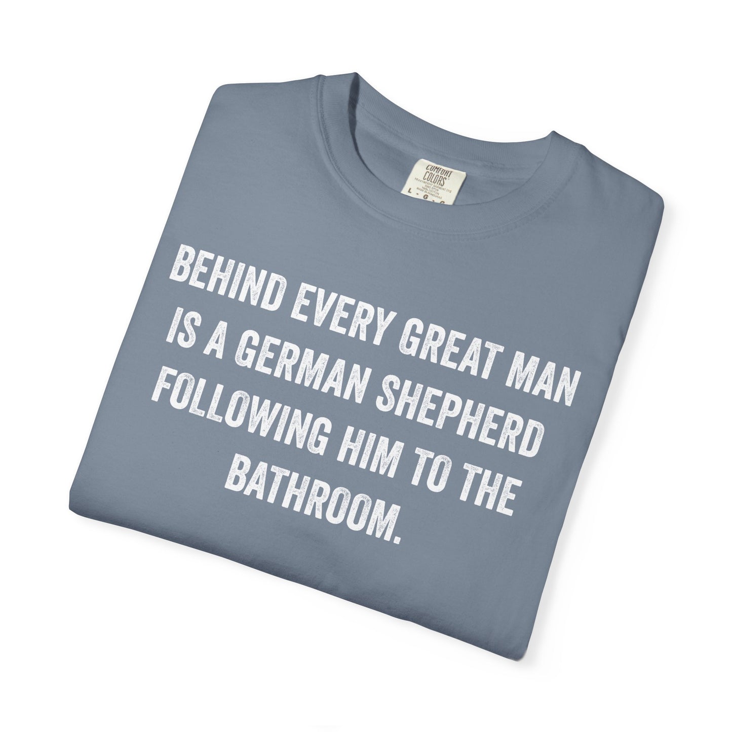German Shepherd Dad Bathroom Premium Tee