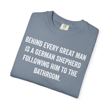 German Shepherd Dad Bathroom Premium Tee