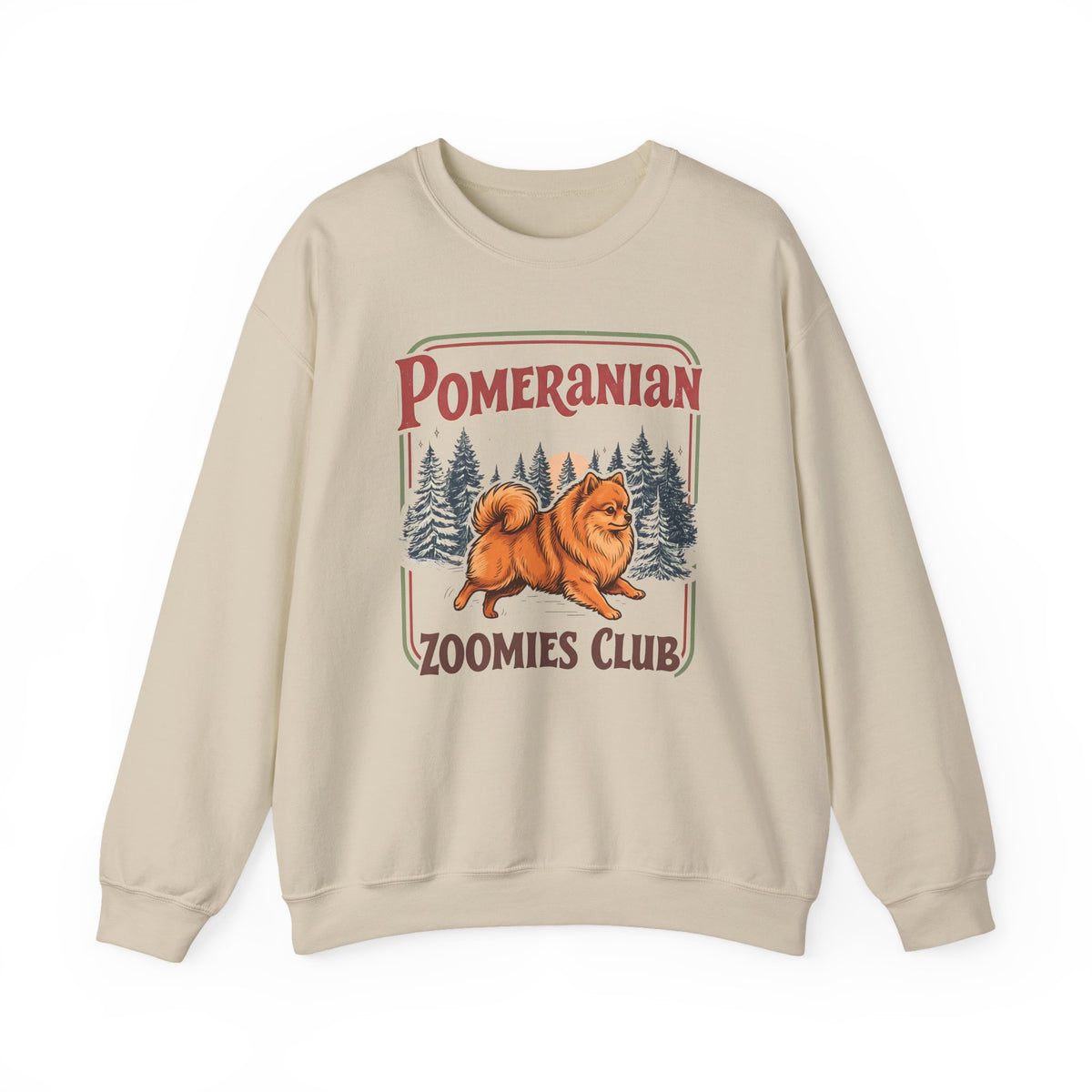 Pomeranian Zoomies Club Crewneck Sweatshirt