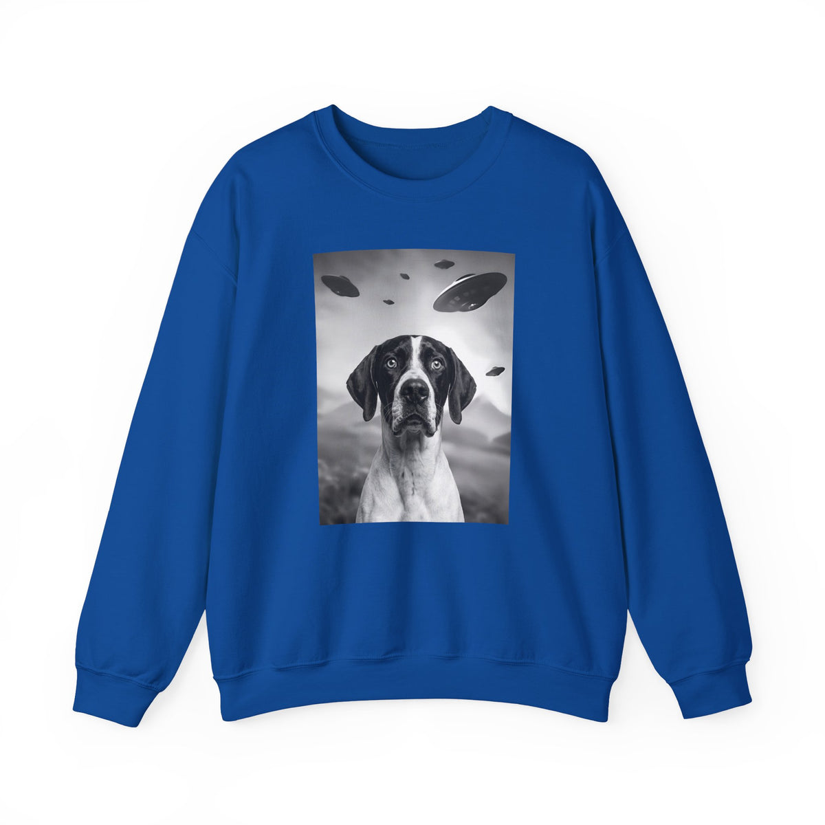 English Pointer UFO Crewneck Sweatshirt