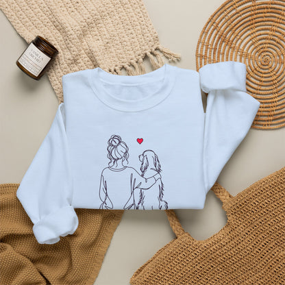 Irish Setter Hug Crewneck Sweatshirt