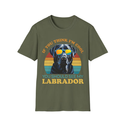 Cool Black Labrador Tee