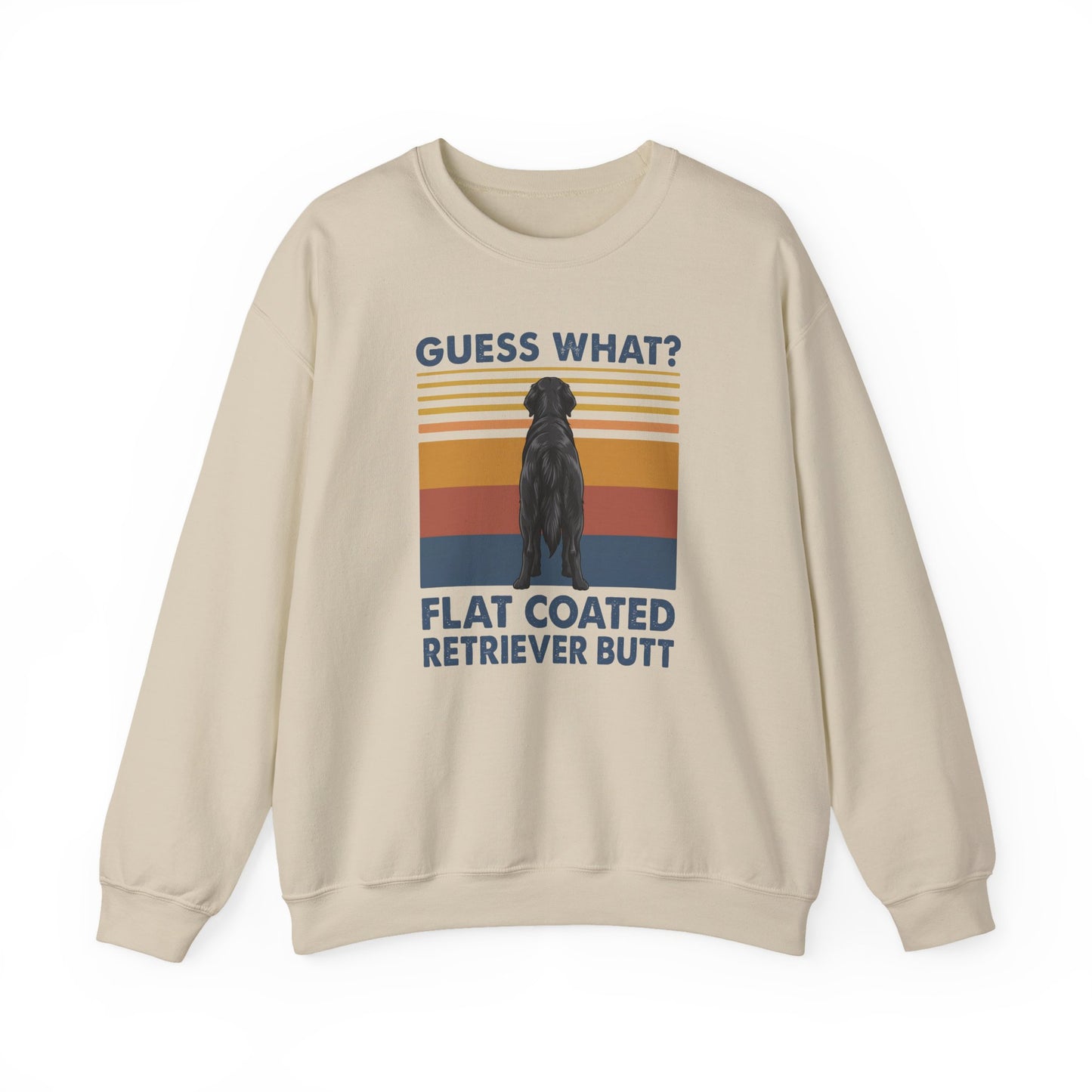 Flat Coated Retriever Butt Crewneck Sweatshirt
