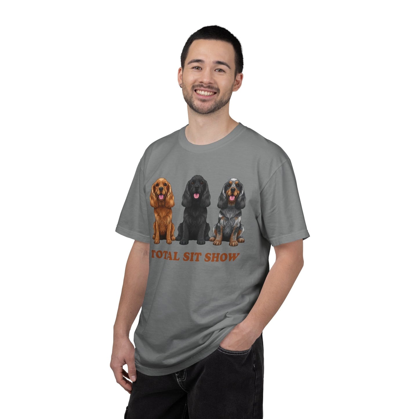 Cocker Spaniel Sit Show Premium Tee