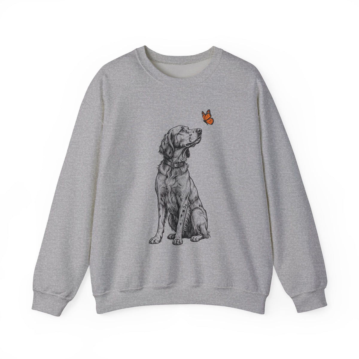 English Setter Butterfly Crewneck Sweatshirt