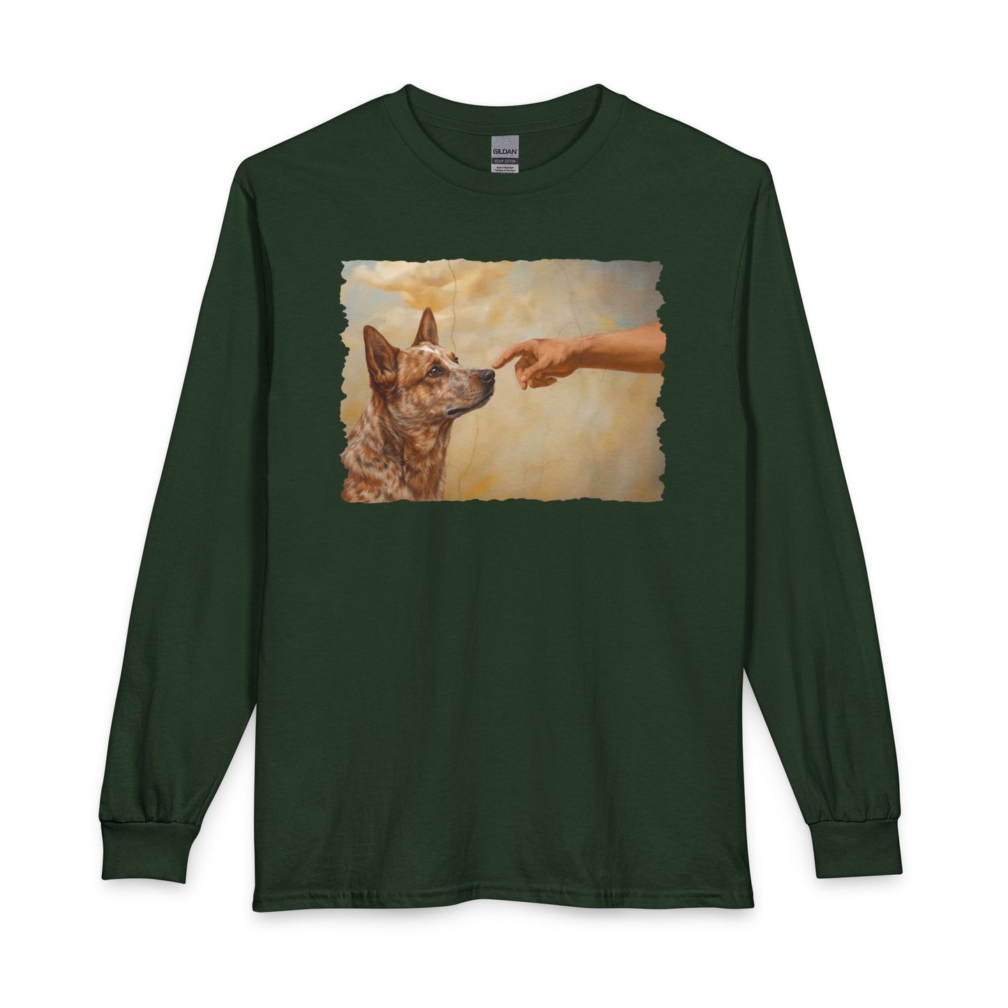 God Creates Red Heeler Long Sleeve