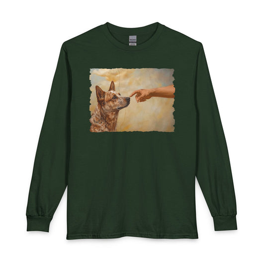 God Creates Red Heeler Long Sleeve