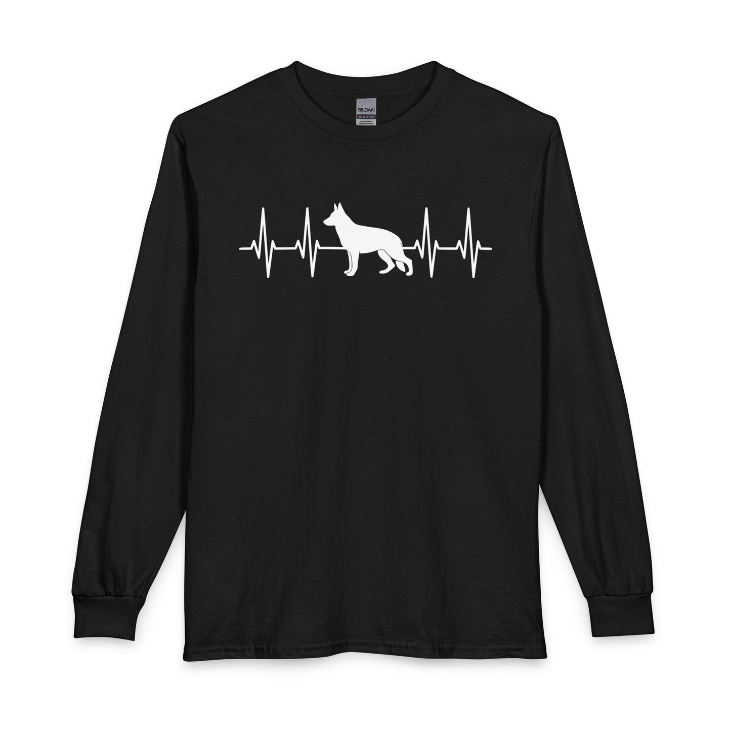 German Shepherd Heartbeat Long Sleeve