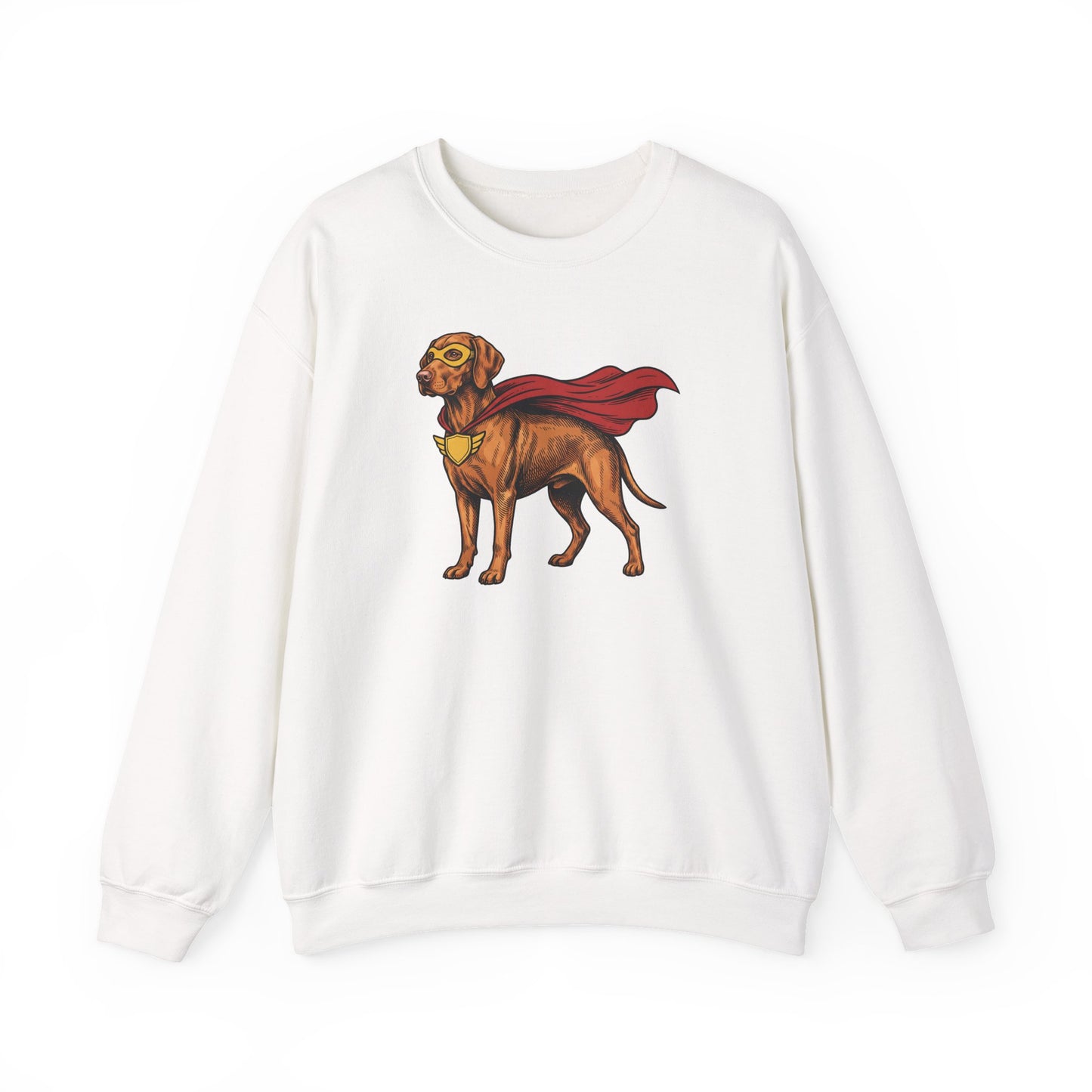 Vizsla Superhero Crewneck Sweatshirt