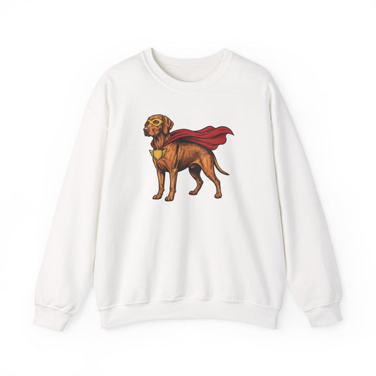 Vizsla Superhero Crewneck Sweatshirt