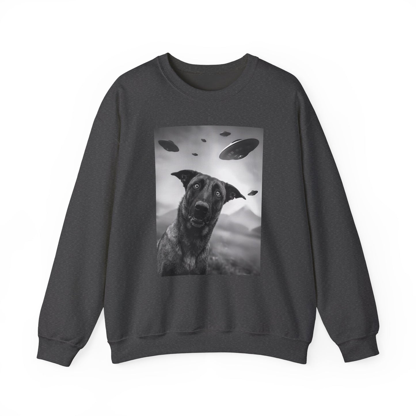 Belgian Malinois UFO Crewneck Sweatshirt