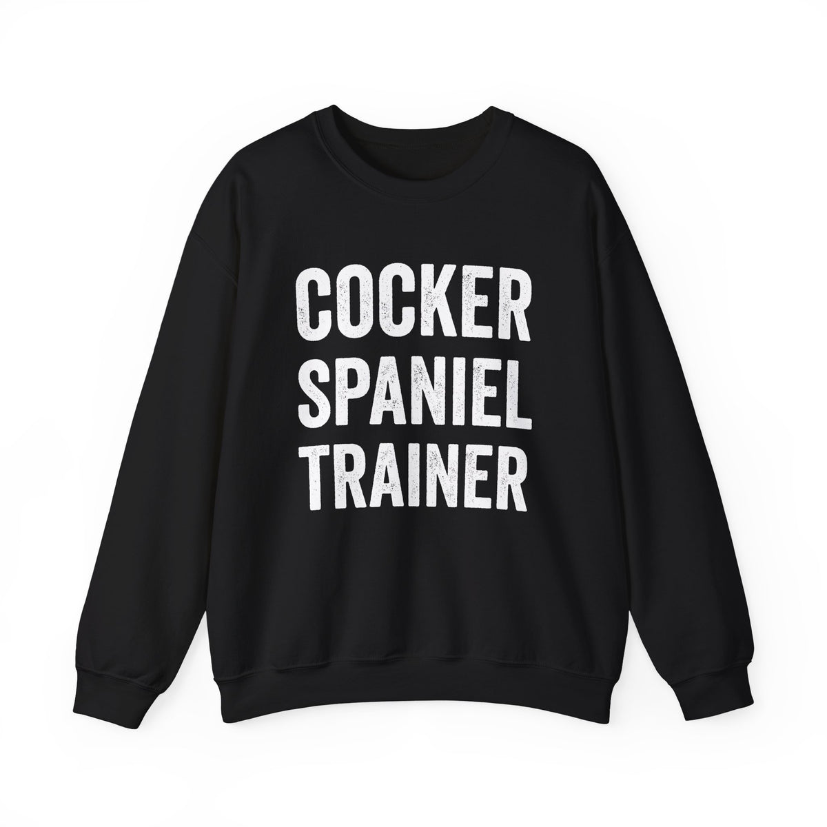 Cocker Spaniel Trainer Crewneck Sweatshirt