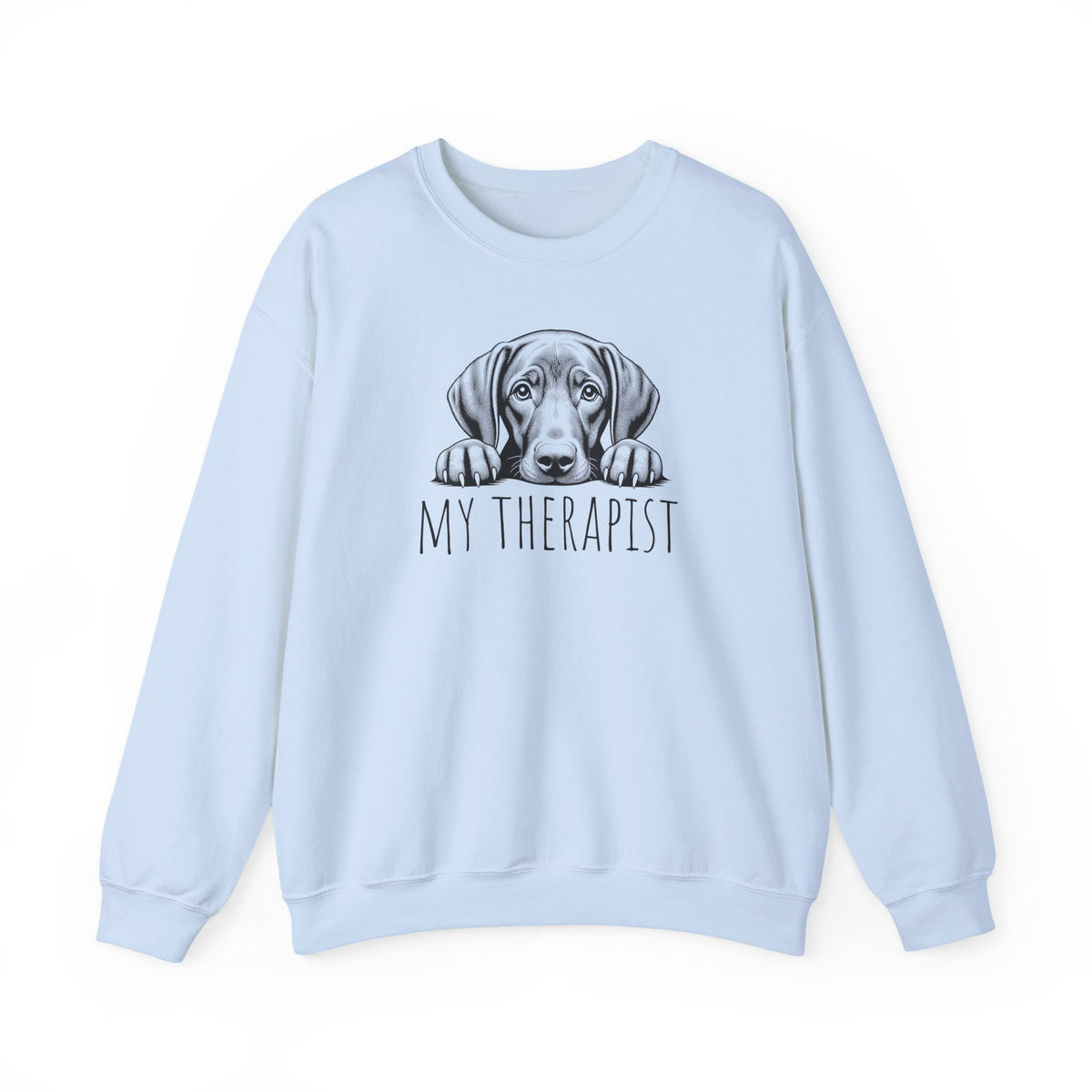 Vizsla My Therapist Crewneck Sweatshirt