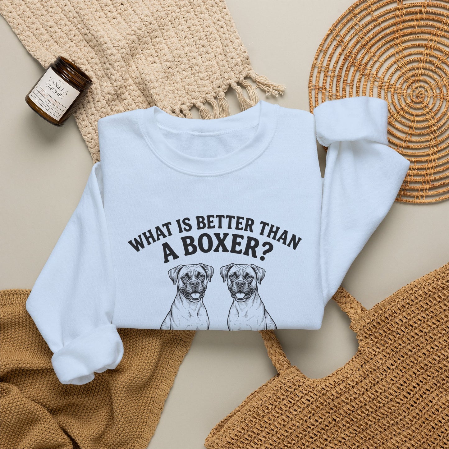 2 Boxers Halftone Crewneck Sweatshirt