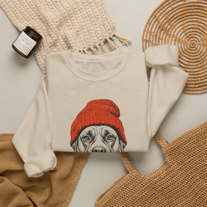 Boxer Beanie Crewneck Sweatshirt