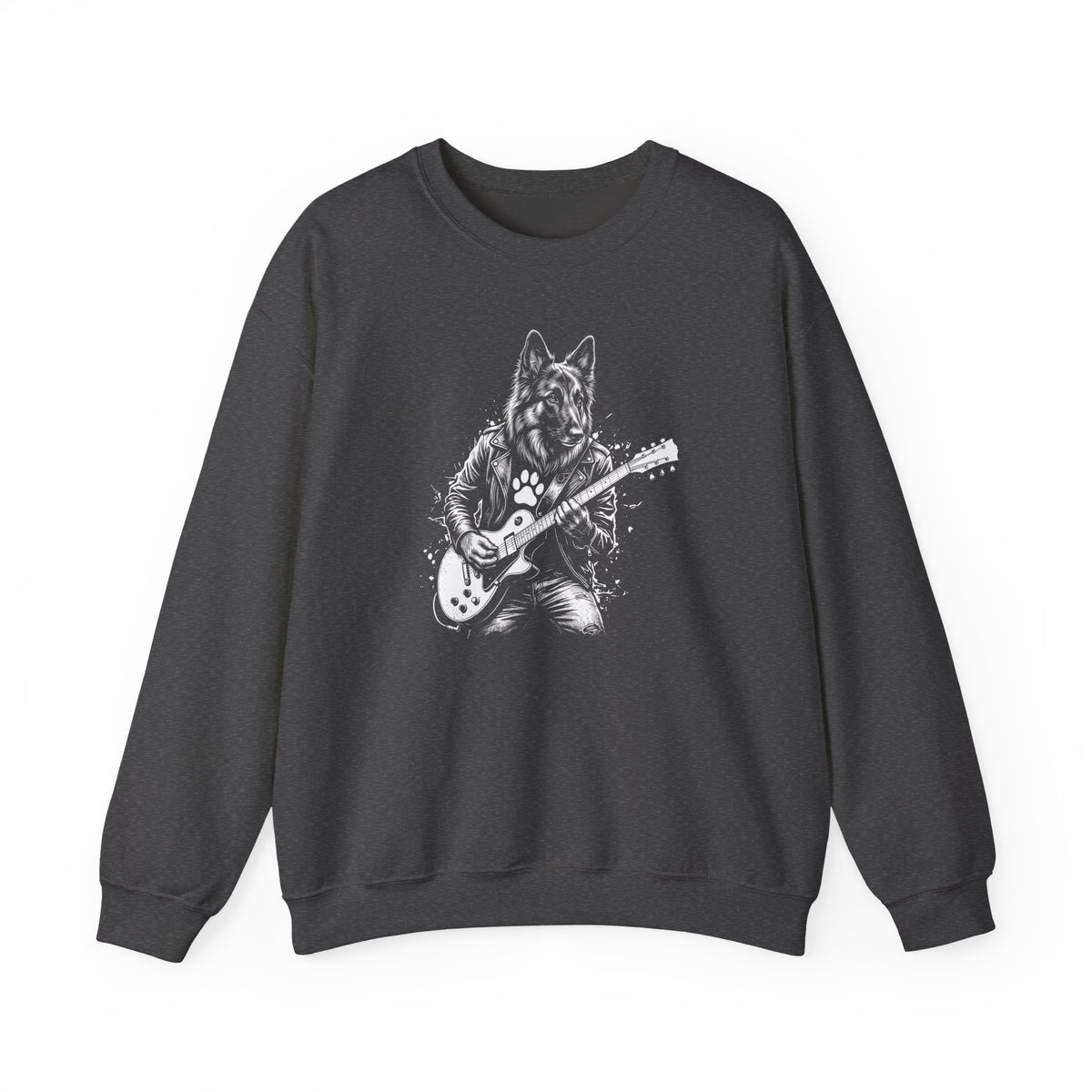 Belgian Tervuren Guitar Crewneck Sweatshirt