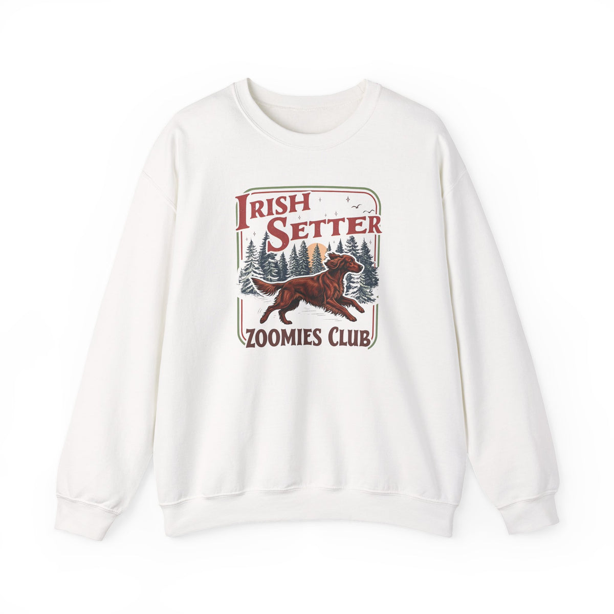 Irish Setter Zoomies Club Crewneck Sweatshirt
