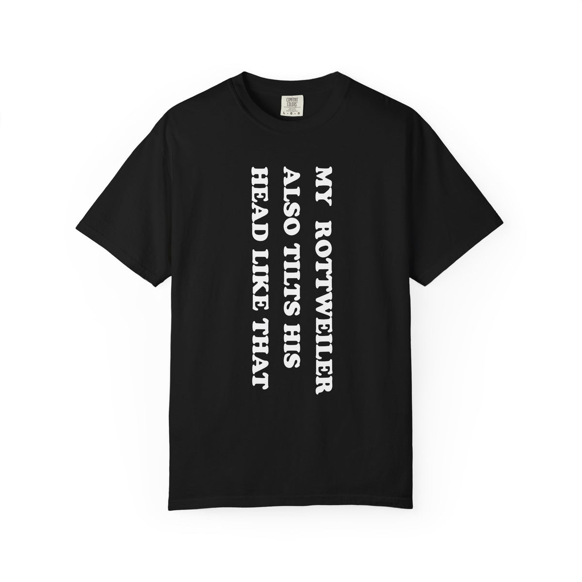 Rottweiler Tilts His Head Premium Tee