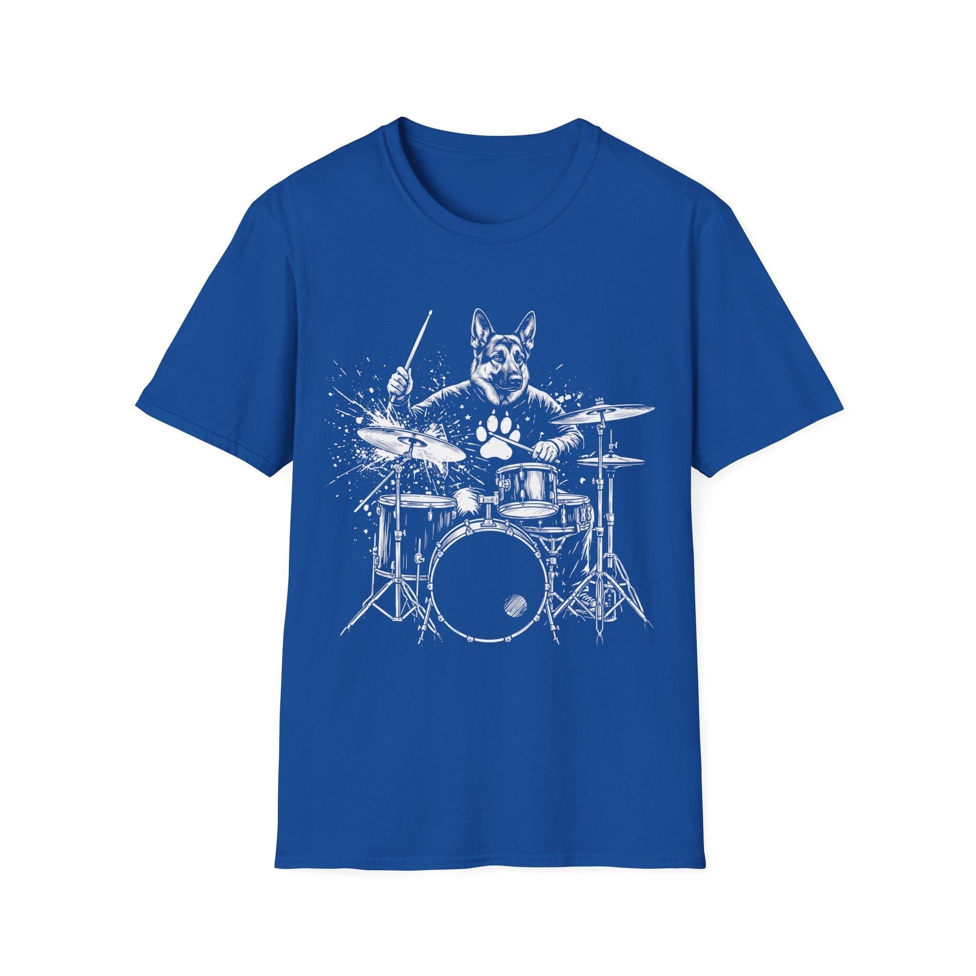 German Shepherd Drummer