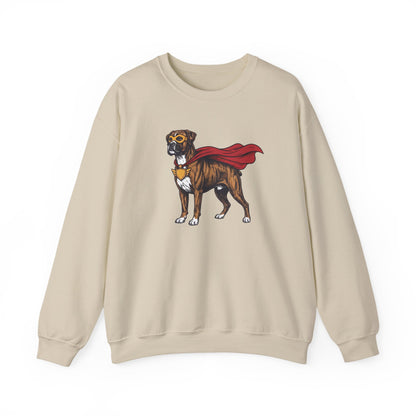 Boxer Superhero Crewneck Sweatshirt