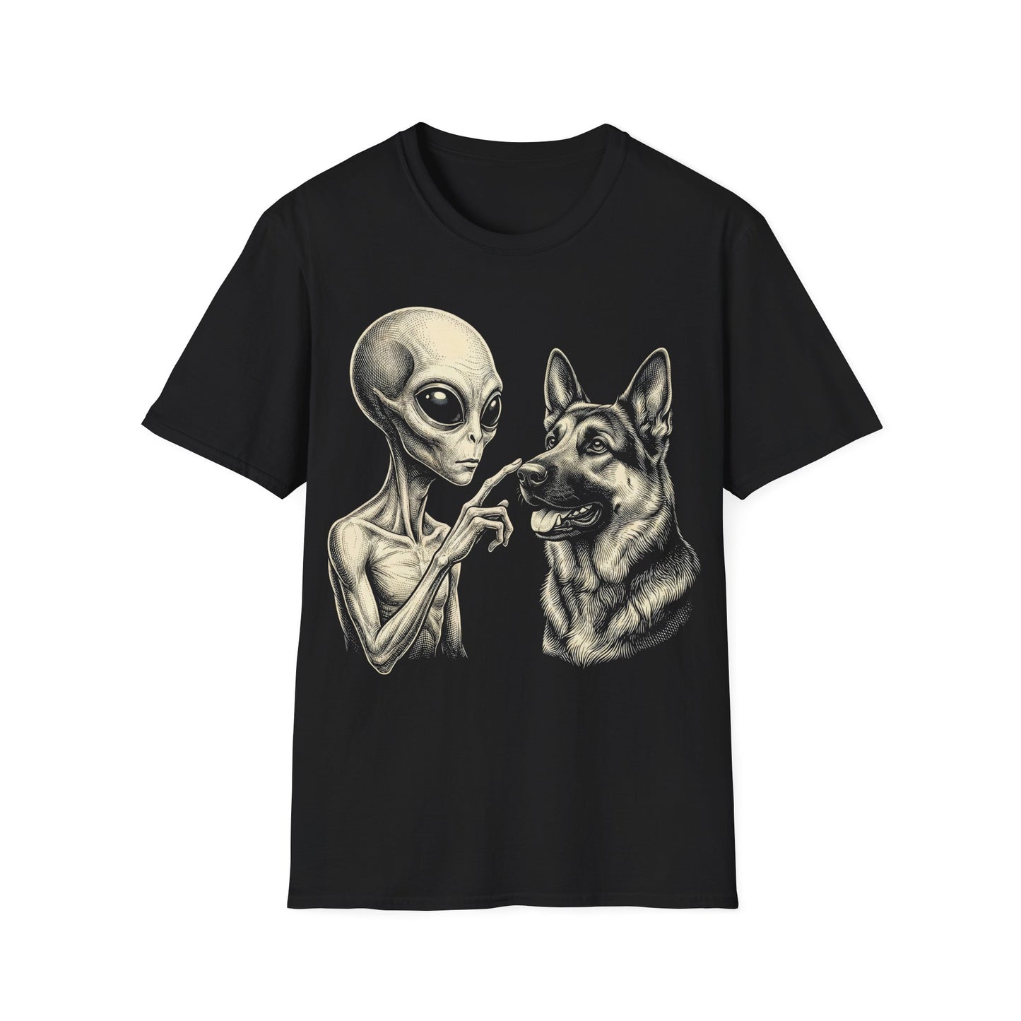German Shepherd & Alien