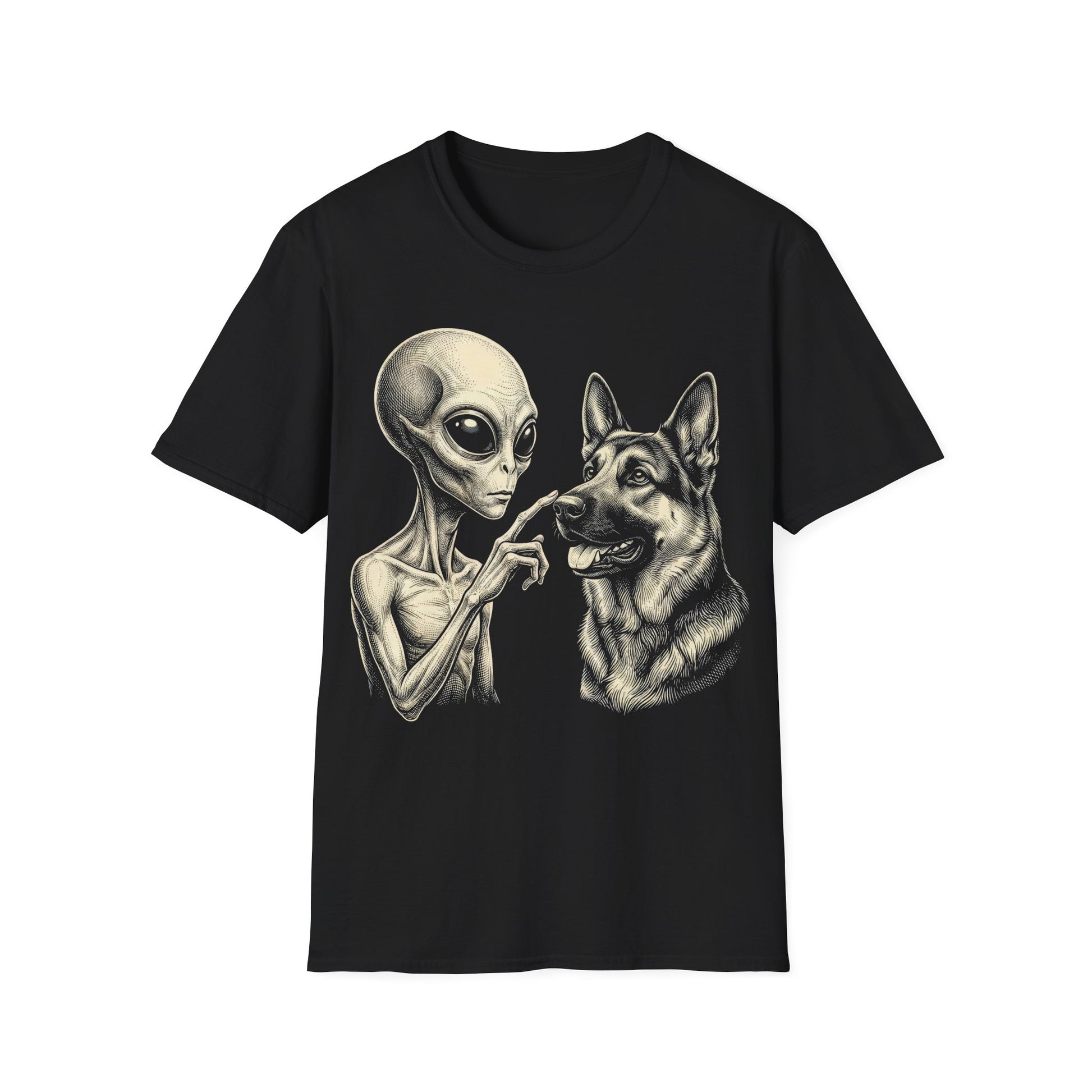 German Shepherd & Alien