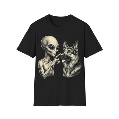 German Shepherd & Alien