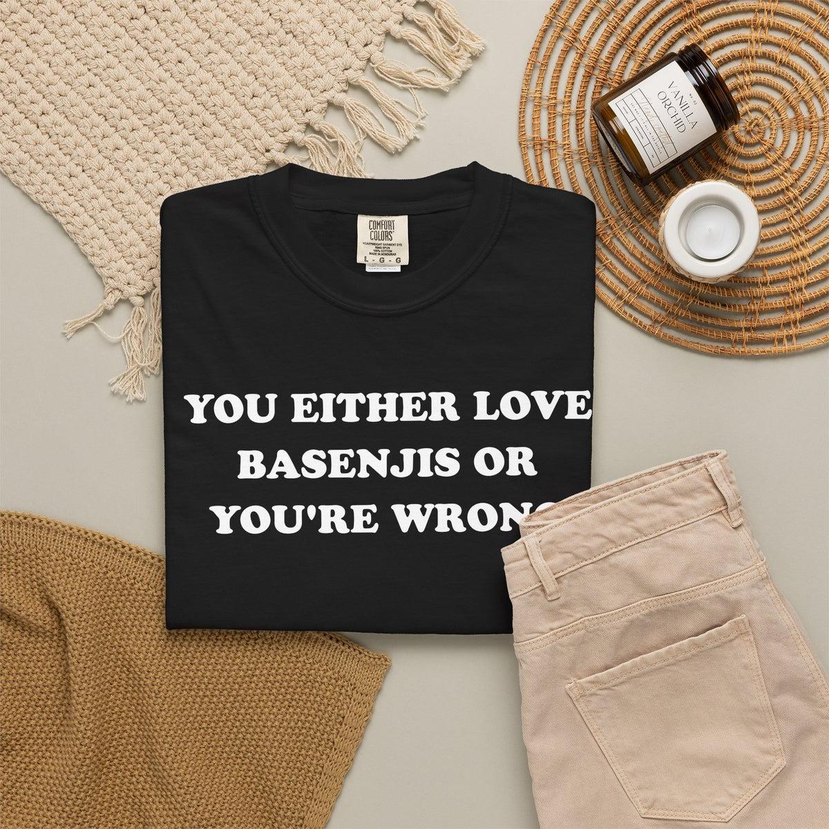 Love Basenji Premium Tee