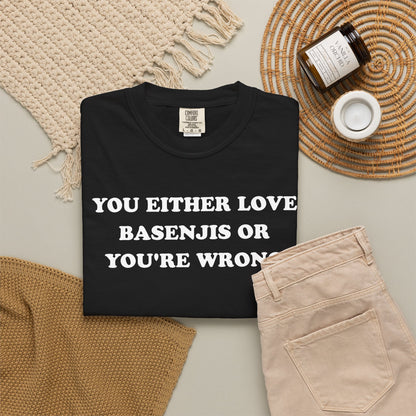 Love Basenji Premium Tee