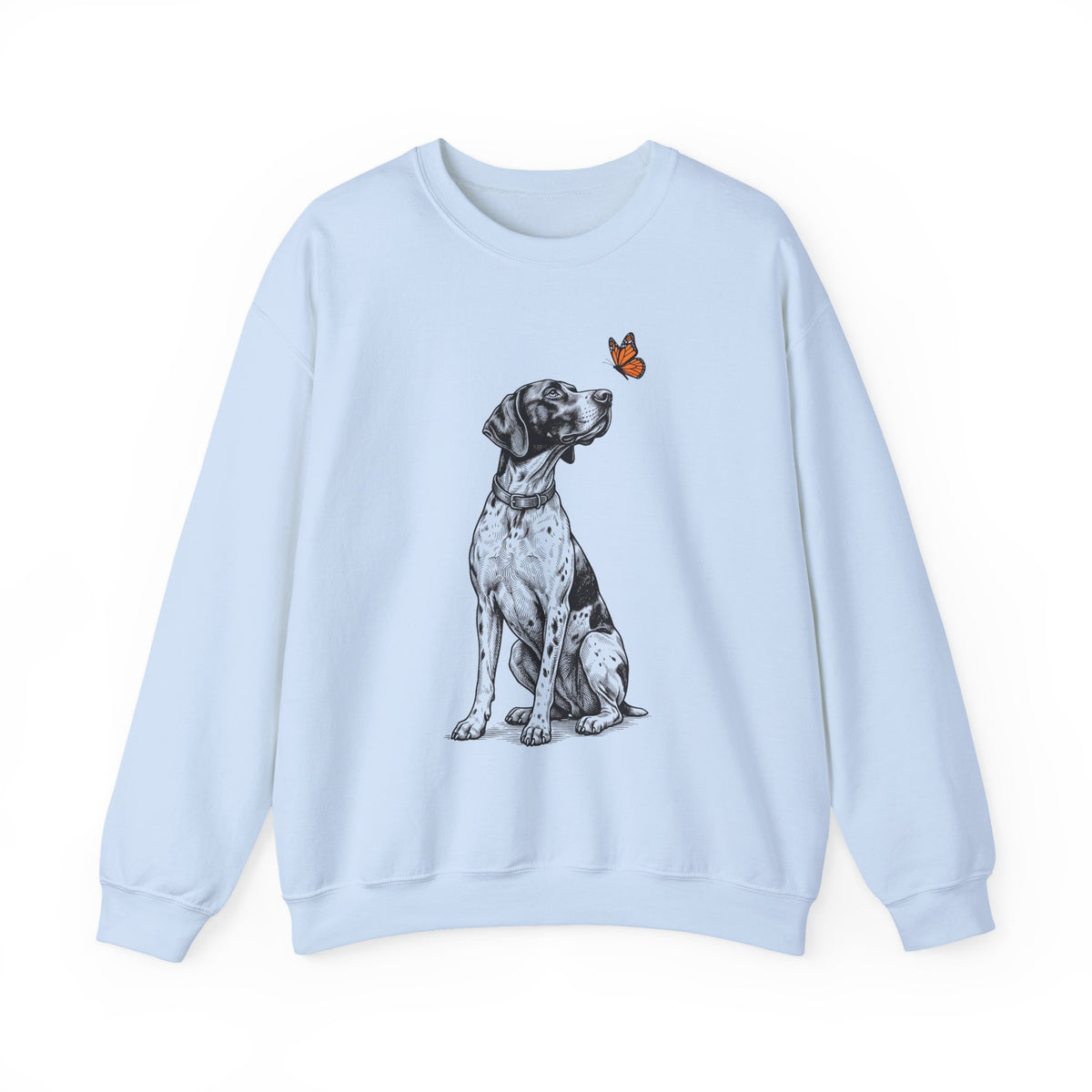 English Pointer Butterfly Crewneck Sweatshirt