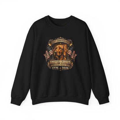Vizsla 250 Years Anniversary Crewneck Sweatshirt