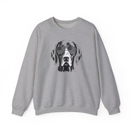 Vizsla Flag Shades Crewneck Sweatshirt
