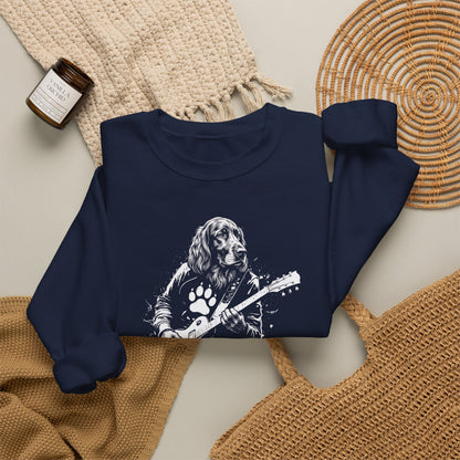 Irish Setter Guitar Crewneck Sweatshirt