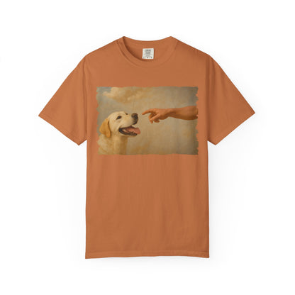 God Creates Yellow Lab Premium Tee