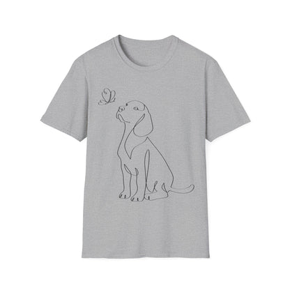 Cute Labrador Line Art Tee