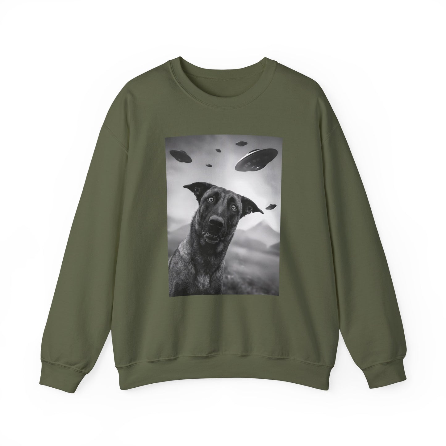 Belgian Malinois UFO Crewneck Sweatshirt