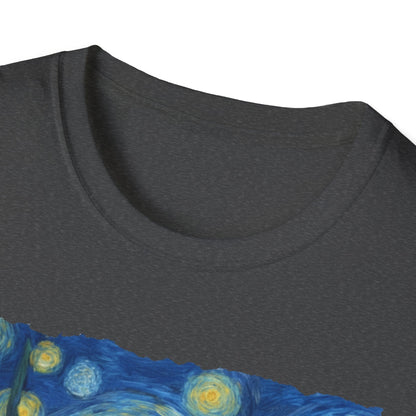 Chocolate and Silver Lab Starry Night