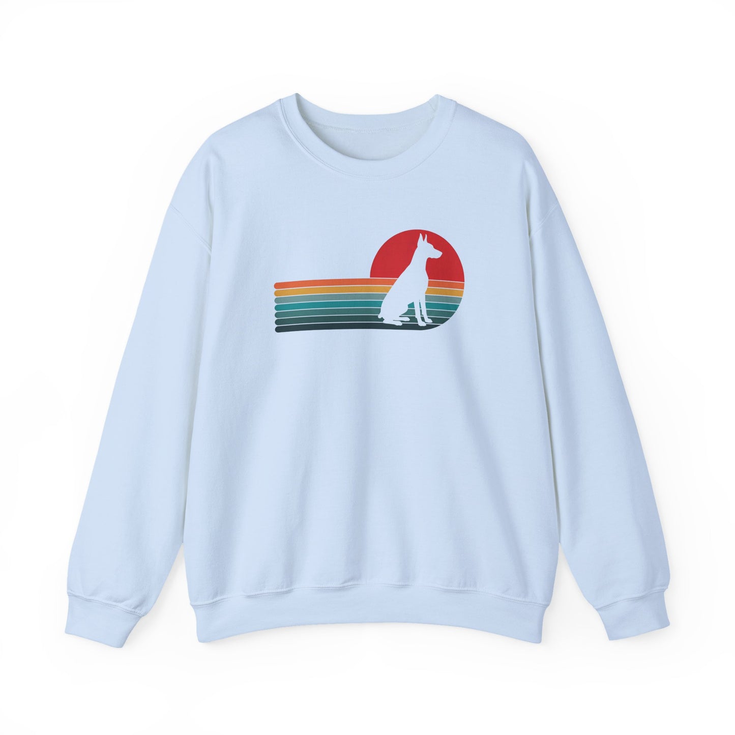 Doberman Retro Crewneck Sweatshirt